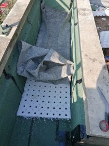 Jardinière-Pose de Géotextile-WPétanchéité